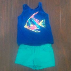 Gymboree shorts and top